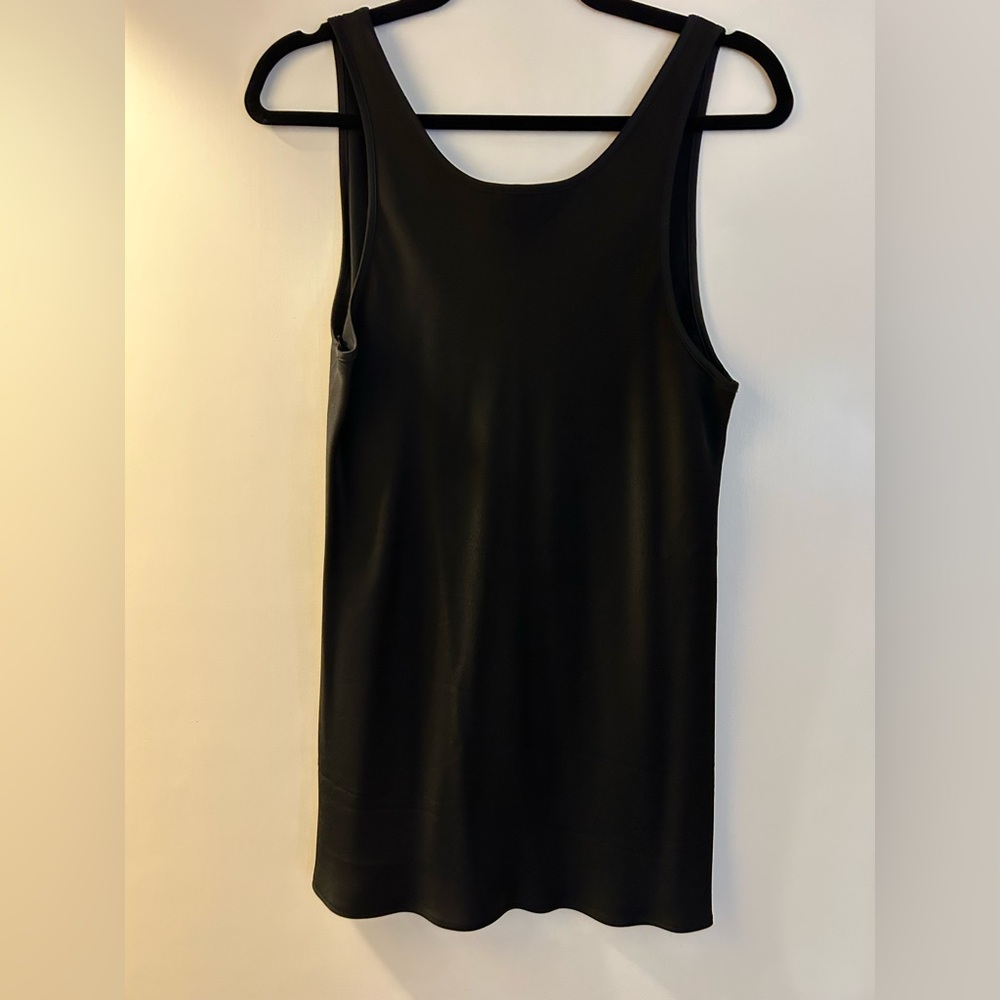 Black Satin Tank